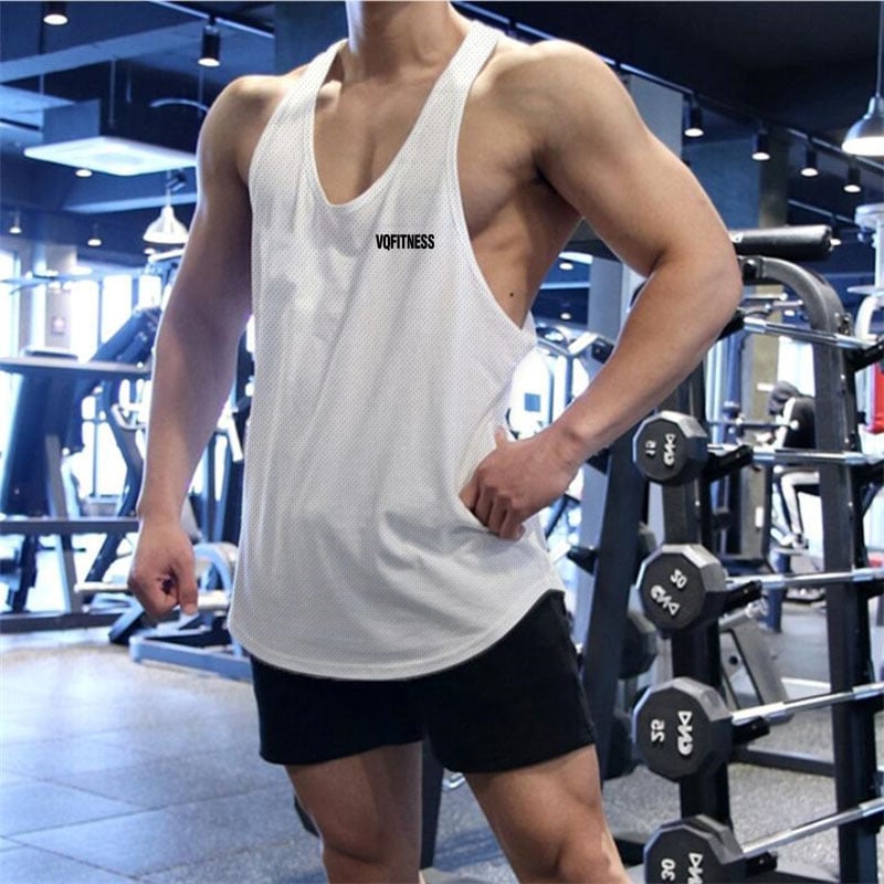 Men's Basketball Sleeveless Workout Top - Quick-Drying