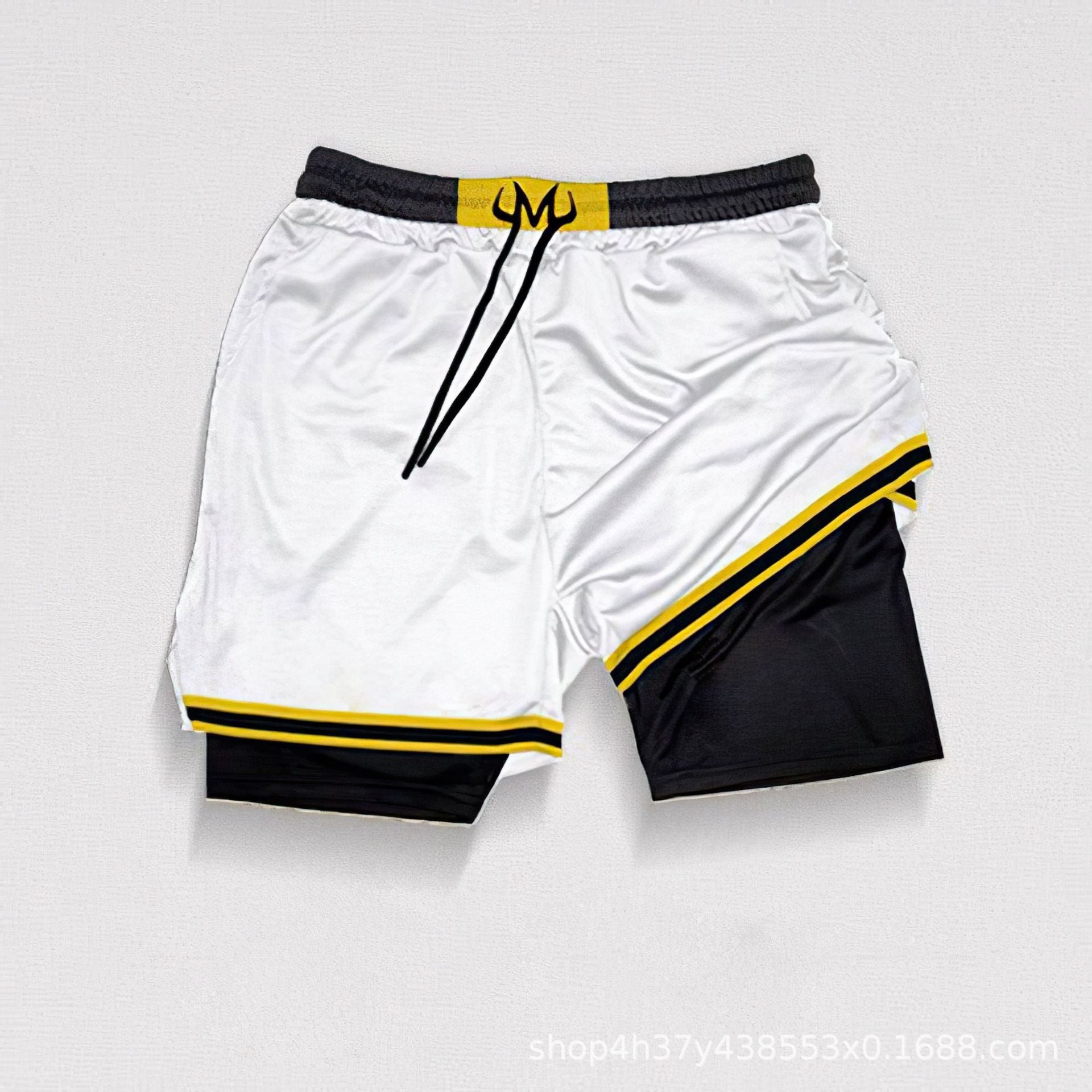 Men's Sporty Double-Layer Breathable Workout Shorts